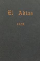 Bel Air High School 1929 yearbook cover photo