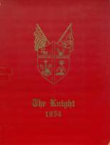 Catholic Memorial High School 1954 yearbook cover photo