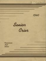 Oconomowoc High School 1940 yearbook cover photo