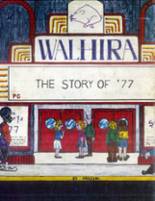 Walhalla High School 1977 yearbook cover photo