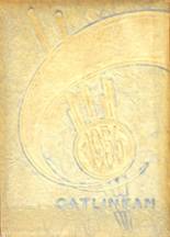 Catlin High School 1956 yearbook cover photo