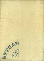 Berea High School 1939 yearbook cover photo