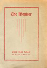 Unity High School 1938 yearbook cover photo