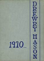 Drewry Mason High School 1970 yearbook cover photo