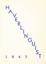 Haverling High School 1947 yearbook cover photo