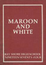 Bay Shore High School 1974 yearbook cover photo