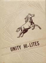 Unity High School 1960 yearbook cover photo