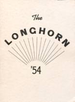 Faith High School 1954 yearbook cover photo