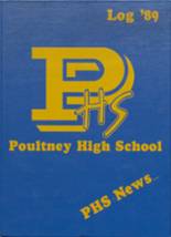 1989 Poultney High School Yearbook from Poultney, Vermont cover image