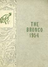 Briscoe High School 1954 yearbook cover photo