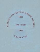 Watkins Glen High School 1982 yearbook cover photo