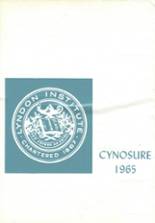 Lyndon Institute 1965 yearbook cover photo