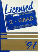Lake Preston High School 1991 yearbook cover photo