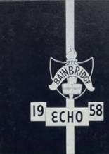 Bainbridge-Guilford High School 1958 yearbook cover photo