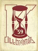Killingly High School 1959 yearbook cover photo