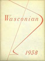 Wasco Union High School 1958 yearbook cover photo