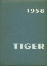 South High School 1958 yearbook cover photo