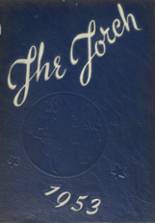 Booker T. Washington Evening High School 1953 yearbook cover photo