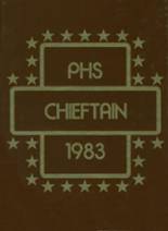 Parshall High School 1983 yearbook cover photo