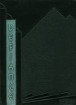 Defiance High School 1934 yearbook cover photo