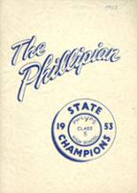 Phillips High School 1953 yearbook cover photo