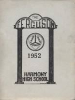 Harmony High School 1952 yearbook cover photo