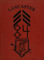 Lancaster High School 1984 yearbook cover photo