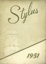 Glendale High School 1951 yearbook cover photo