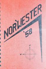 Northwest High School 1958 yearbook cover photo