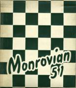 Monrovia High School 1951 yearbook cover photo