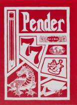 Pender High School 1977 yearbook cover photo