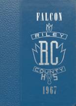 Riley County High School 1967 yearbook cover photo