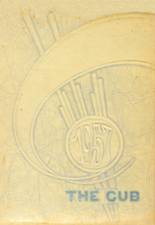 Oskaloosa High School 1957 yearbook cover photo
