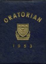 Oratory Catholic Preparatory 1953 yearbook cover photo