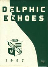 Dinuba High School 1957 yearbook cover photo