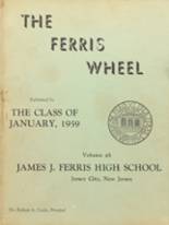 Ferris High School 1959 yearbook cover photo