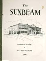 Hollis School 1956 yearbook cover photo