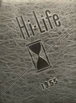 1955 Greenville High School Yearbook from Greenville, Michigan cover image