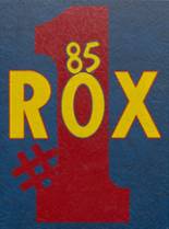 Roxana High School 1985 yearbook cover photo