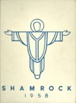Catholic Central High School 1958 yearbook cover photo