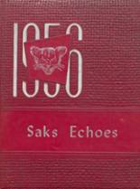 Saks High School 1956 yearbook cover photo