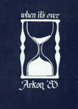 Arkport Central School 1983 yearbook cover photo