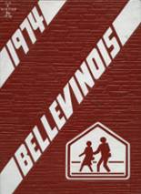 Belleville Township West High School 1974 yearbook cover photo