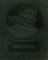 Marco High School 1958 yearbook cover photo