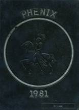 East Union High School 1981 yearbook cover photo