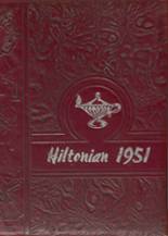 Hilton High School 1951 yearbook cover photo
