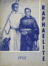 St. Raphael High School 1958 yearbook cover photo