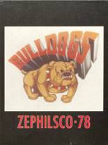 Zephyrhills High School 1978 yearbook cover photo