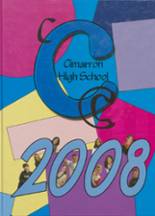 Cimarron High School 2008 yearbook cover photo