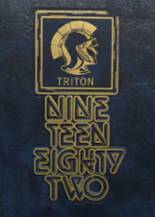 Tri-Central High School 1982 yearbook cover photo